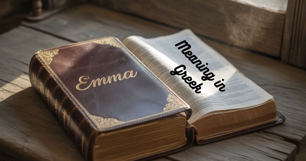 Emma Meaning in Greek
