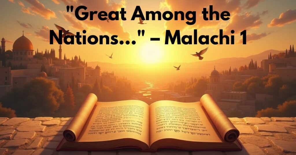 "Great Among the Nations…" – Malachi 1