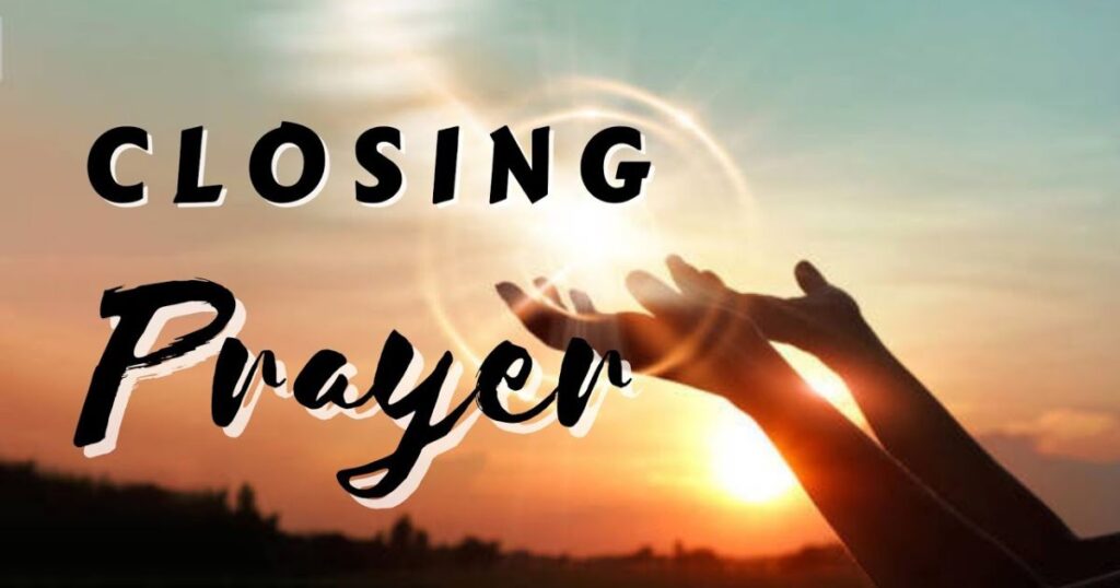 Spiritual Closing Prayer