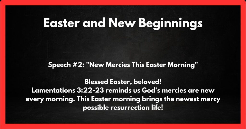 Easter and New Beginnings