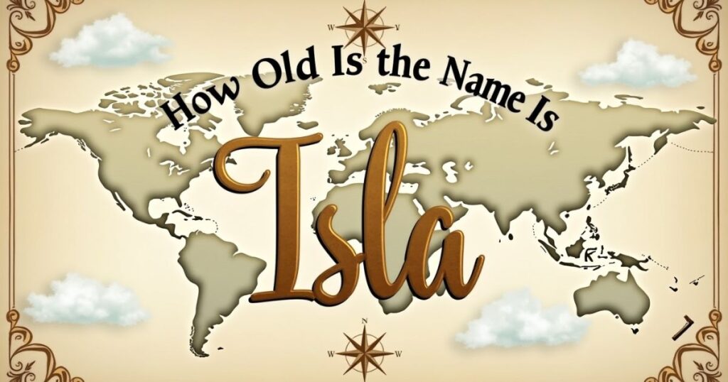 How Old Is the Name Isla?