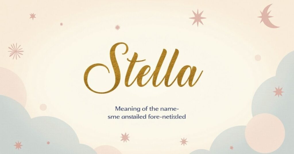 Stella Name Meaning in English