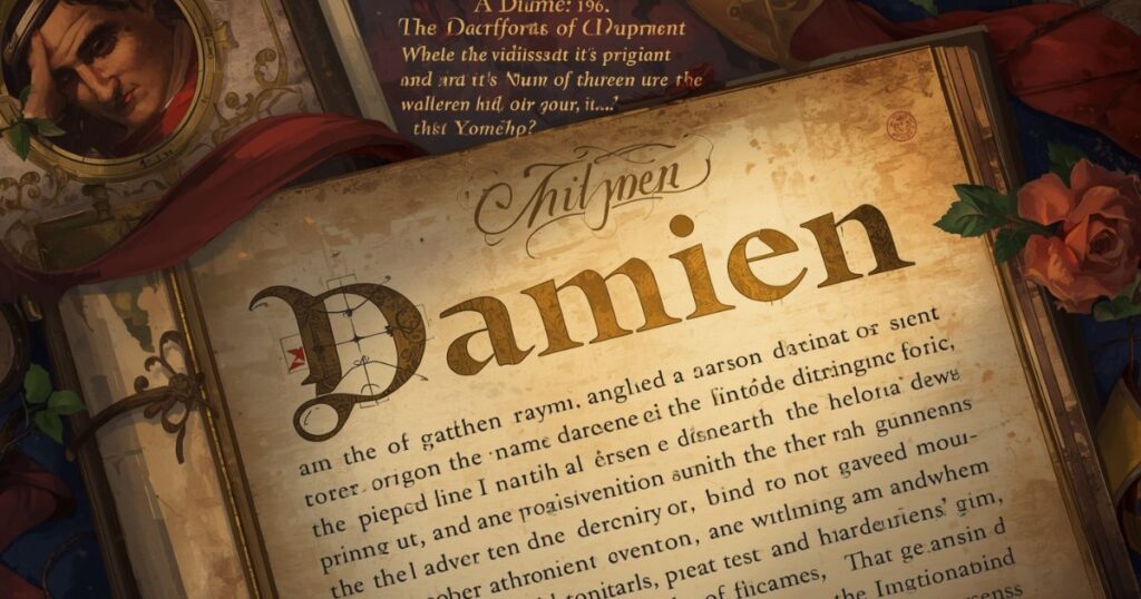 The Origin and Definition of the Name "Damien"