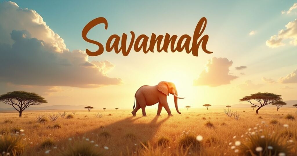 The Spiritual Meaning of the Name "Savannah"