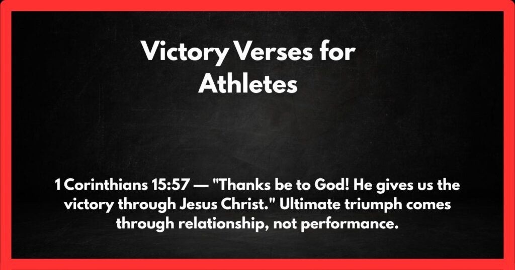 Victory Verses for Athletes