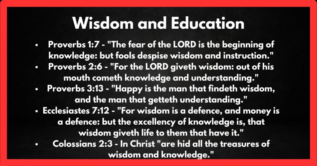 Wisdom and Education