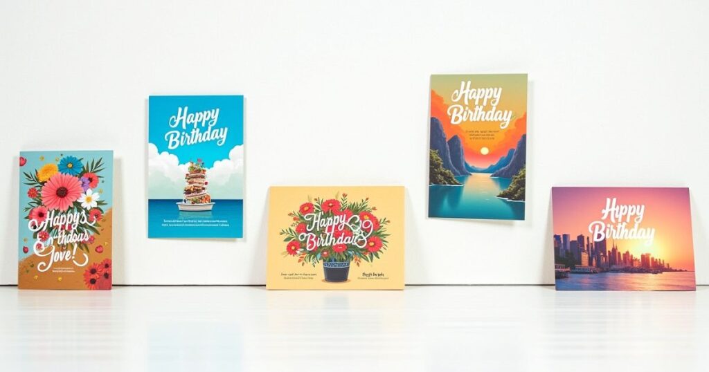 5 Birthday Cards to Match Your Thoughtful Message