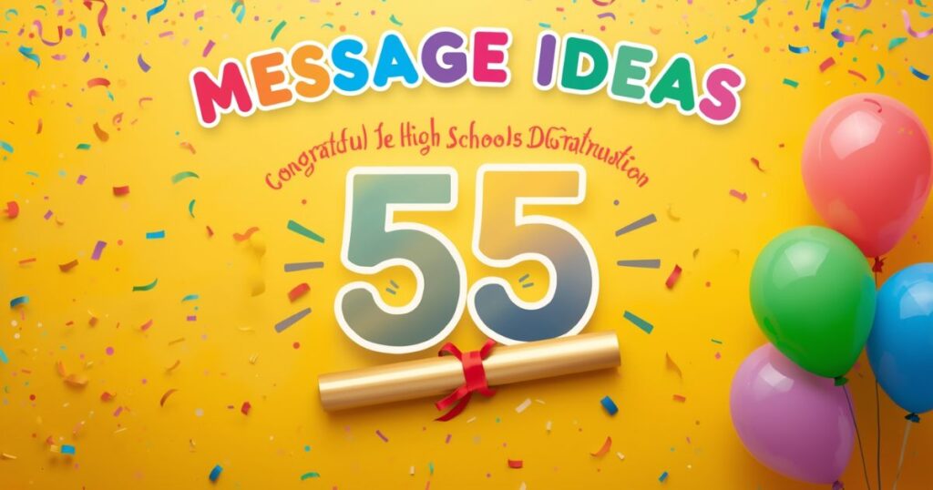55 Message Ideas for Your High School Graduation Wishes