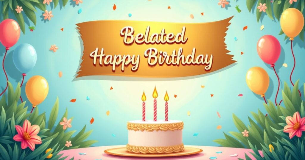 Belated Happy Birthday Wishes