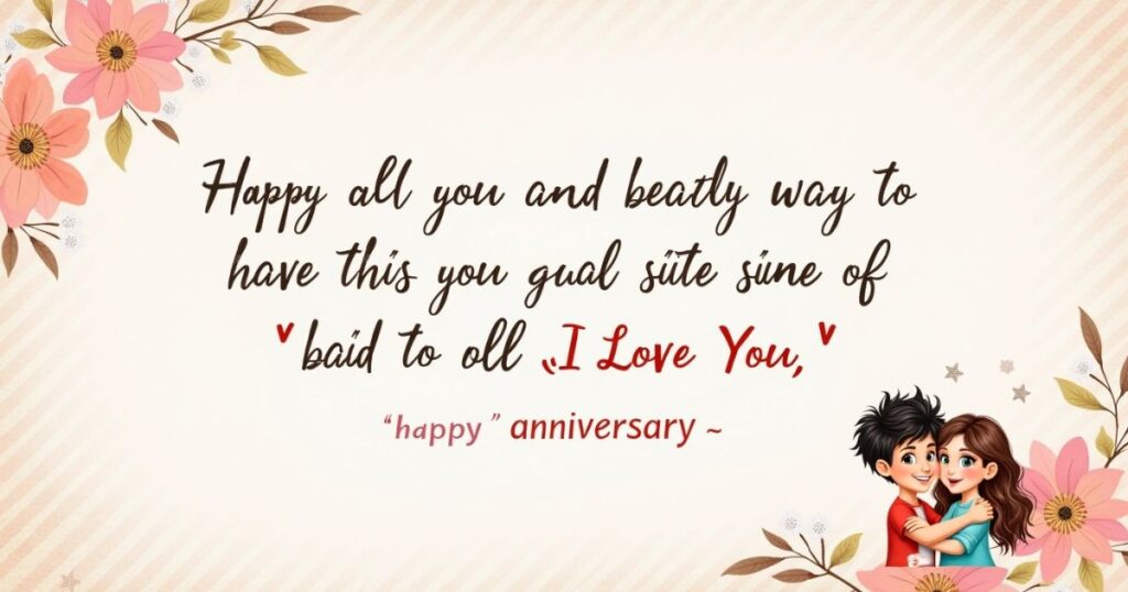 Emotional Anniversary Message for Sister from Brother ❤️