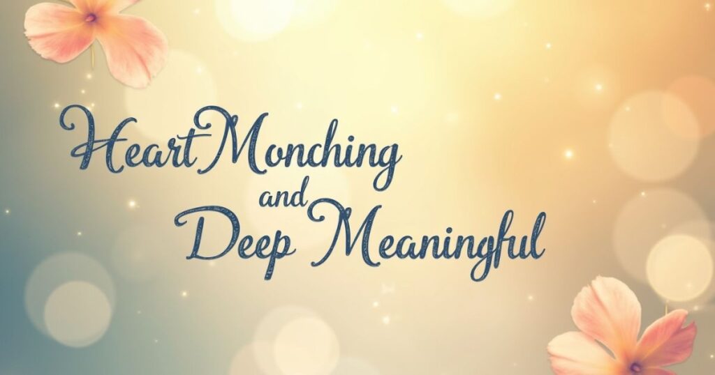 Heart Touching Heartfelt Deep Meaningful Good Morning Life Quotes