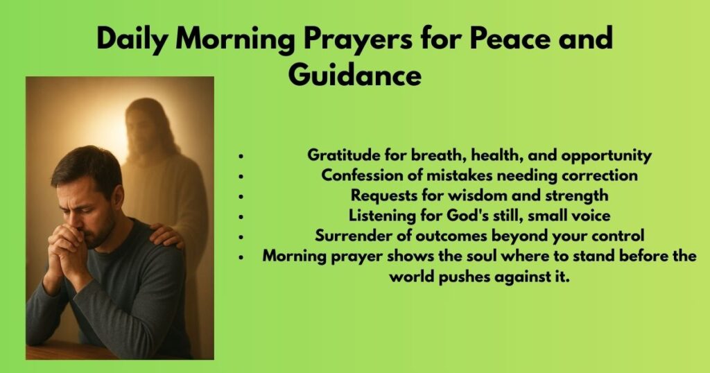 Daily Morning Prayers for Peace and Guidance
