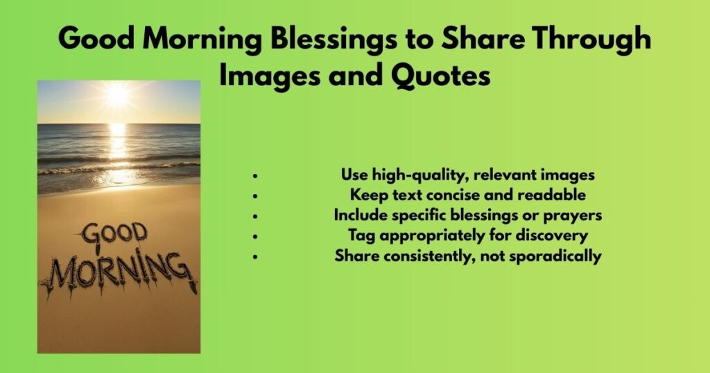Good Morning Blessings to Share Through Images and Quotes