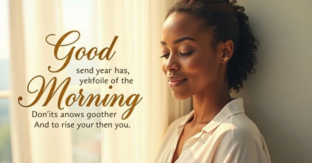 Spiritual African American Good Morning Quotes & Images
