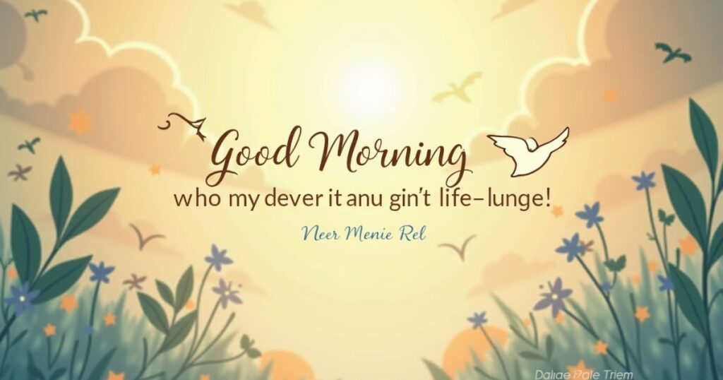 Spiritual Deep Meaningful Good Morning Life Quotes