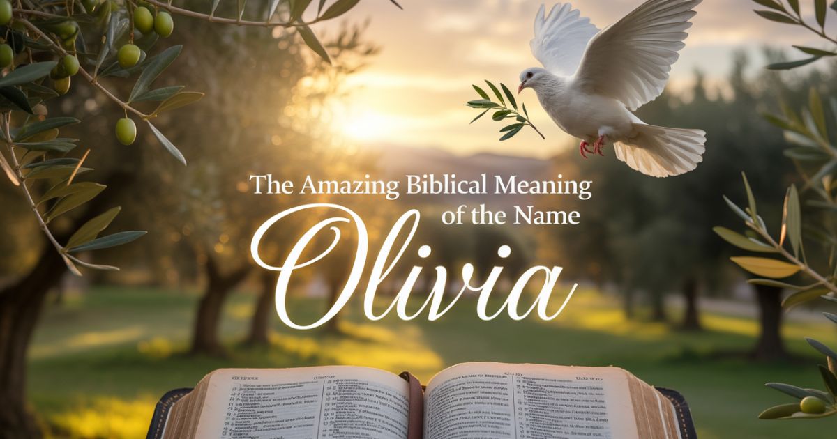 The Amazing Biblical Meaning of the Name OLIVIA