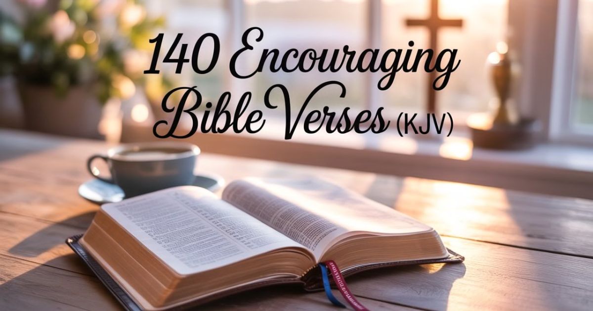 140 Encouraging Bible Verses KJV