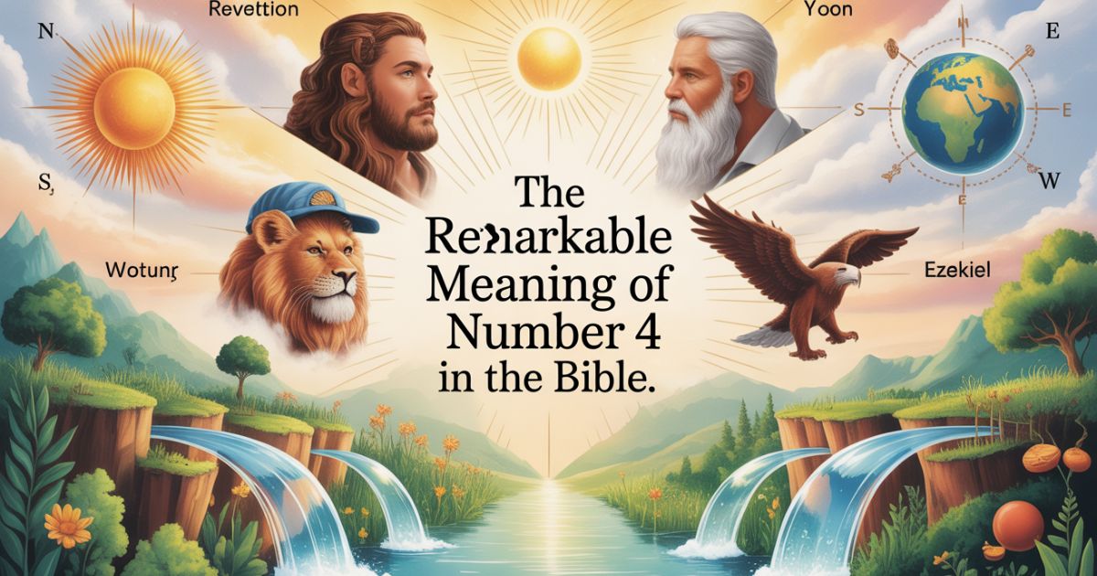 Remarkable Meaning of Number 4 in the Bible: Divine Symbolism Unveiled