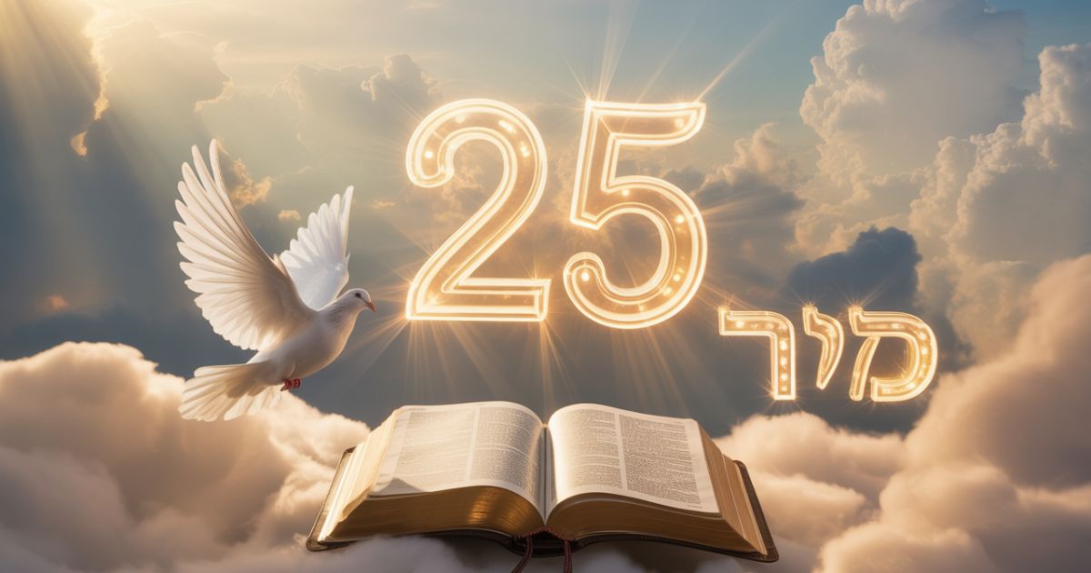 The Biblical Meaning of Number 25: Grace, Service, Forgiveness, and Divine Perfection