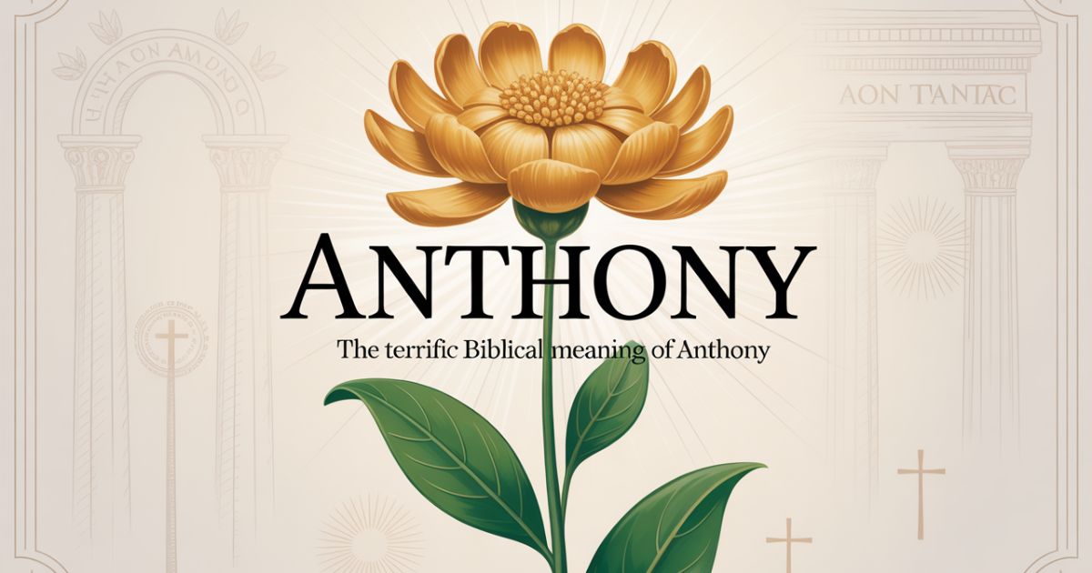 The Terrific Biblical Meaning of the Name ANTHONY: Divine Symbolism & Spiritual Power