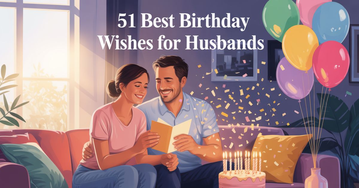 51 of the Best Birthday Wishes for Husbands That'll Make His Day Unforgettable