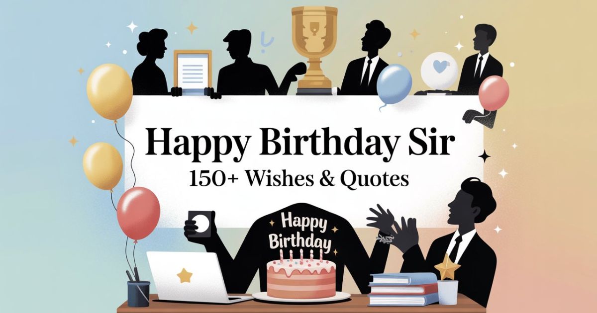 Happy Birthday Sir: Complete Guide with 150+ Wishes & Quotes