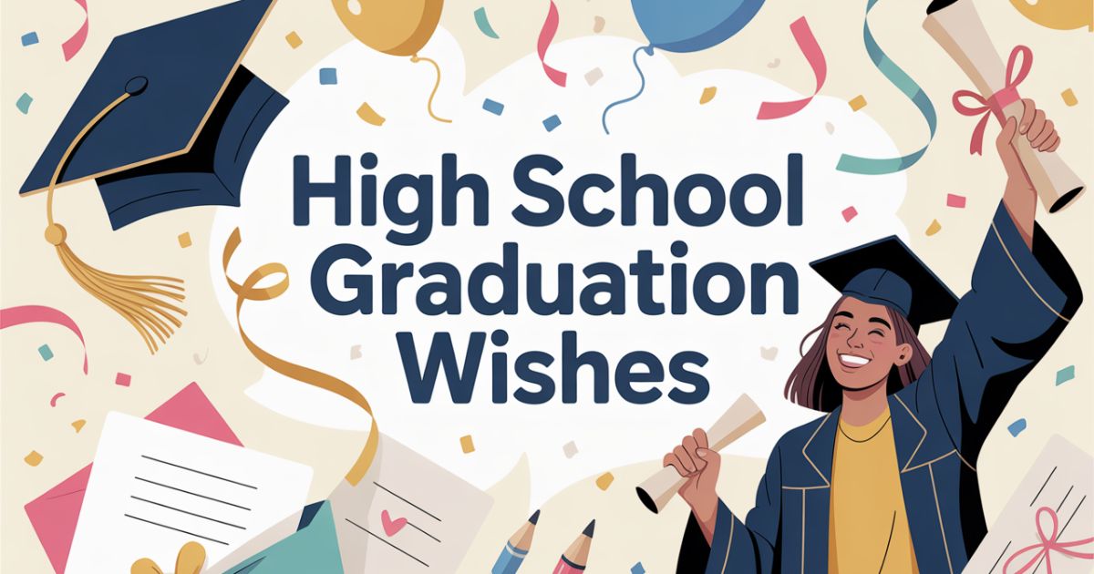 High School Graduation Wishes: 55 Message Ideas to Celebrate Their Big Day