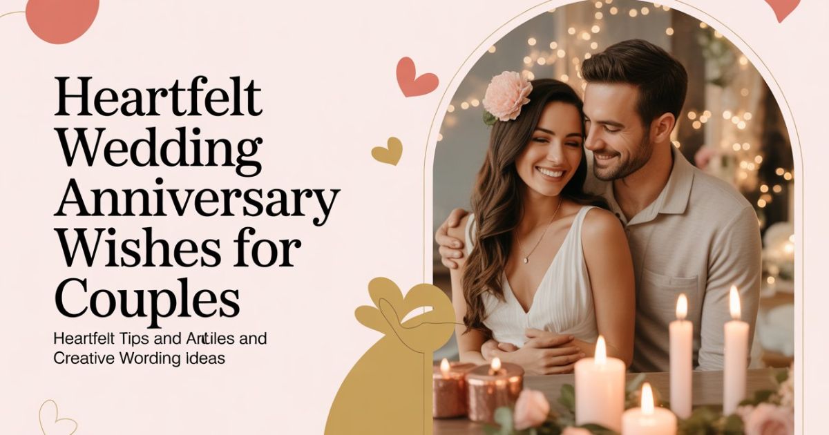 Wedding Anniversary Wishes for Couples: Heartfelt Tips and Creative Wording Ideas