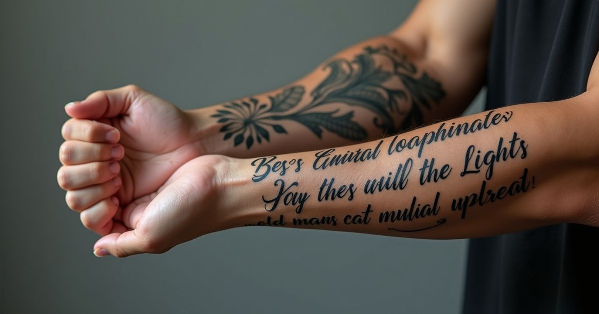 19+ Beautiful Forearm Half Sleeve Bible Verse Tattoos That Inspire Unwavering Faith