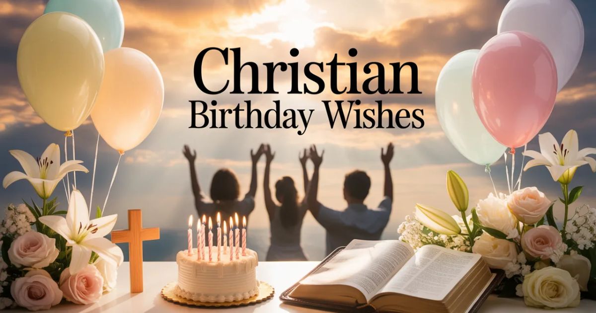 300+ Christian Birthday Wishes to Bless Loved Ones