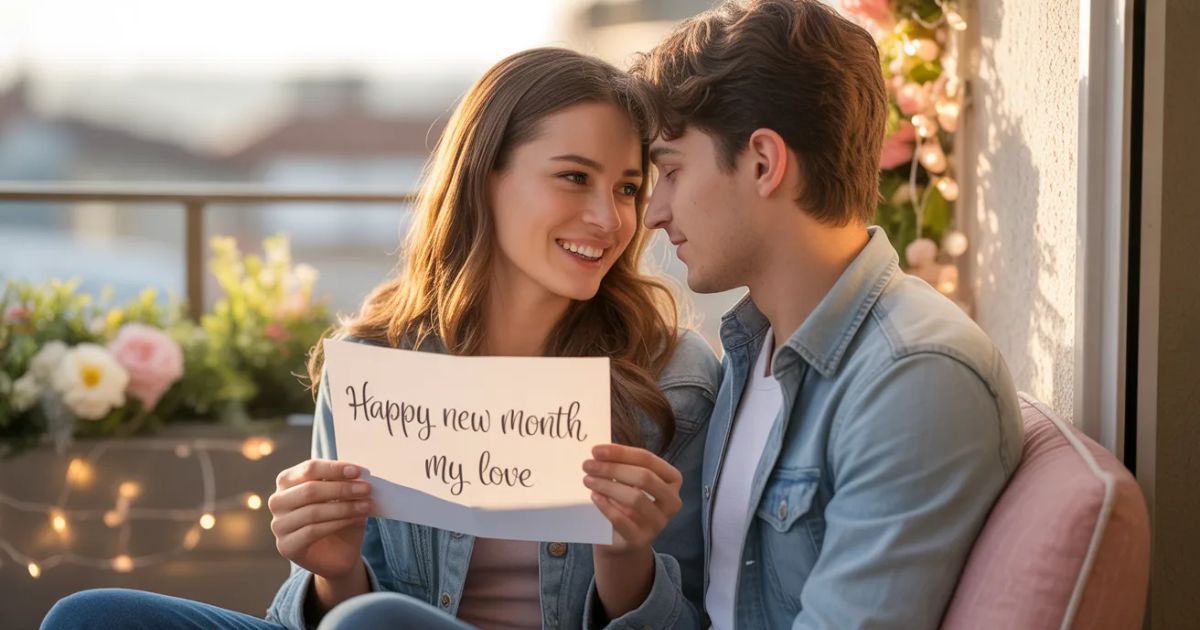 110 Sweet New Month Wishes To My Love / Crush: Heartfelt Messages That Spark Romance