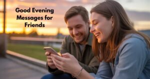 120+ Best Good Evening Messages for Friends: Heartfelt Words to Brighten Their Night