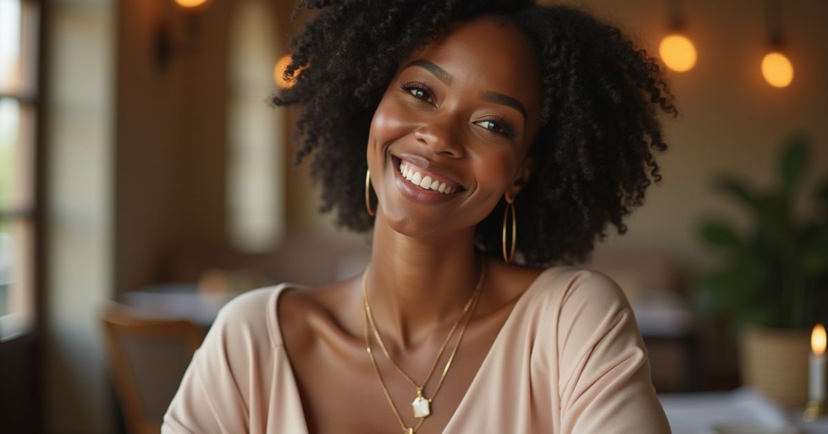 Classy Happy Birthday African American Woman: Free to Share