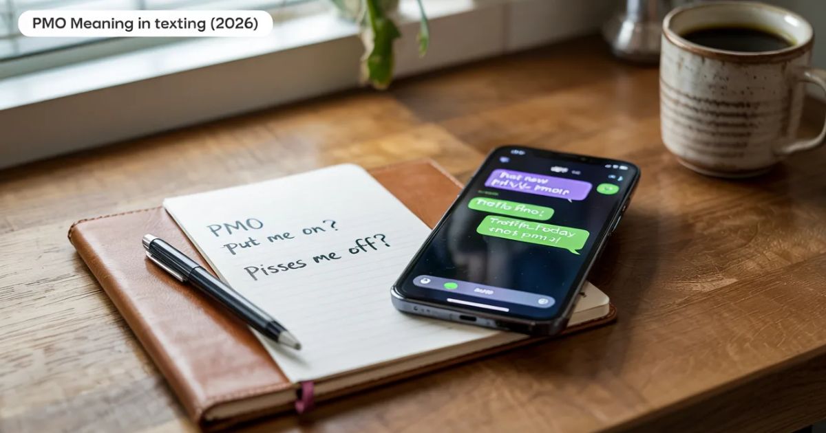 PMO Meaning Texting (2026): Use, Context, and Nuances