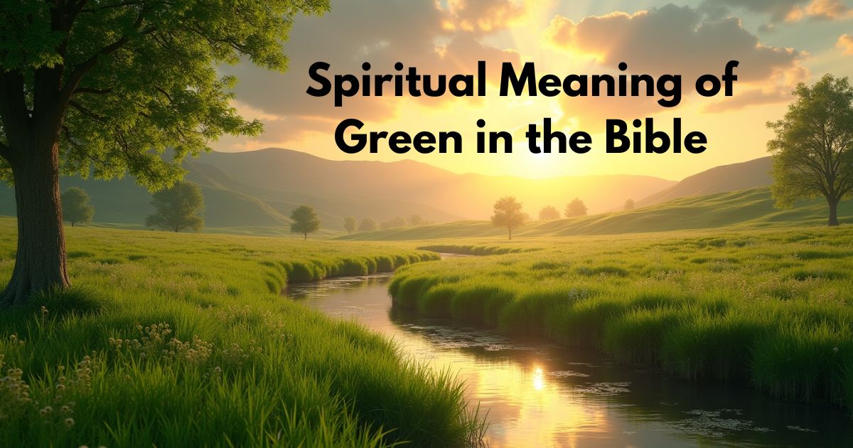 Spiritual Meaning of Green in the Bible: Resurrection & Provision