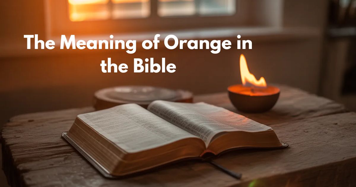 The Meaning of Orange in the Bible: Symbolism and Spiritual Significance